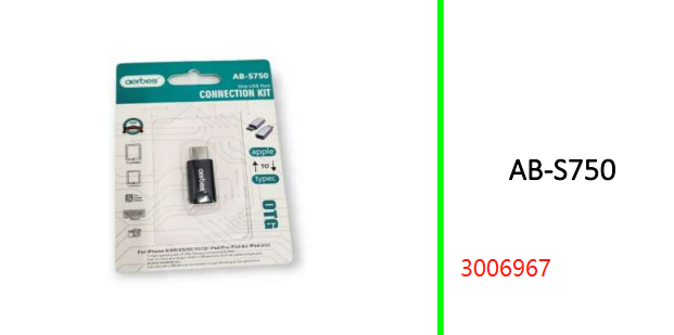 Lighting Male To Type C Female