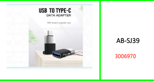 Aerbes 5V 3A USB to Type C Adaper