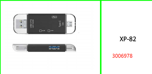 Multifunctional 6 In 1 Type C Card  Reader with OTG Function