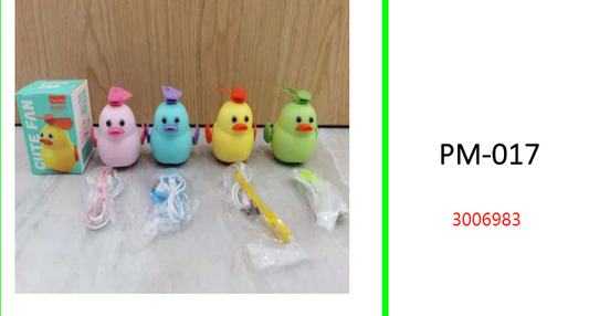Cute Mini Rechargeable Duck Fan  with Lanyard