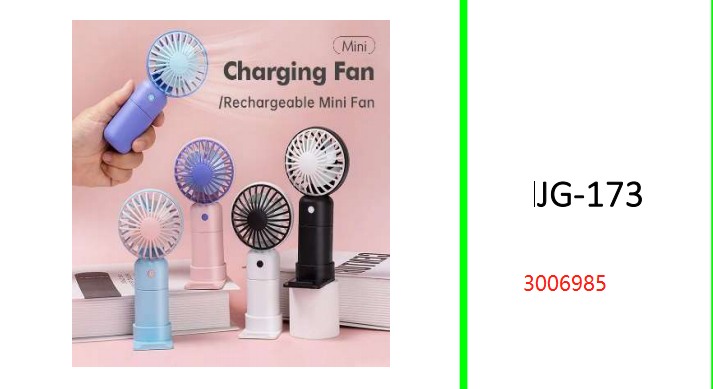 Rechargeable Mini fan With Base  Phone Holder