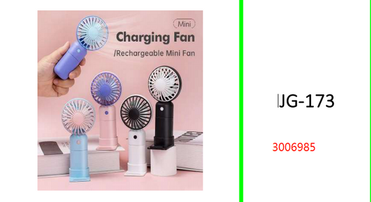Rechargeable Mini fan With Base  Phone Holder