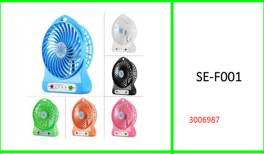 1200mah Rechargeable Mini Fan