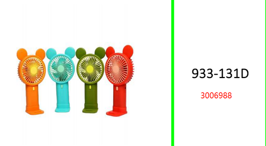 Mini Rechargeable Cartoon Fan