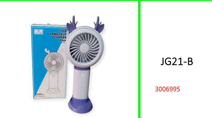 Mini Rechargeable Built In Battery  Folding Fan with Phone Stand