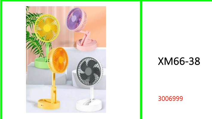 Adjustable Portable Rechargeable  Mini fan with 3 Wind Speed