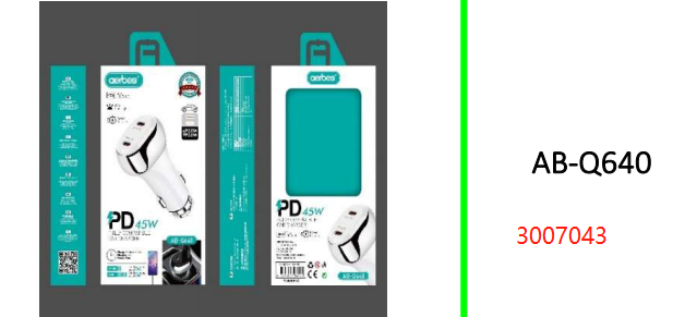 Dual PD 45W Car Charge