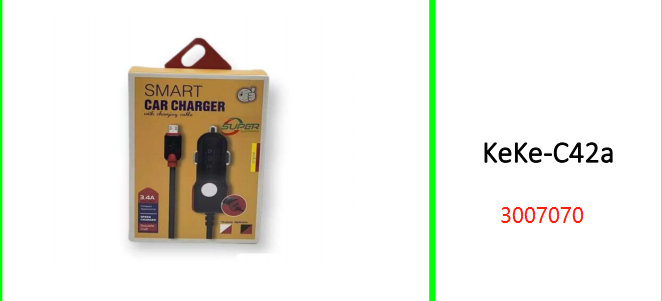 Smart 3,4A Car Charger