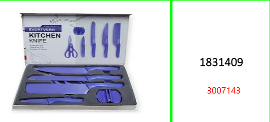 EVDRTVERH 6pcs Kitchen Knife Set