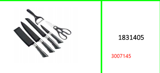 Vickland Kitchen Home Professional  Non Stick Chef Knife Set 6 Pcs