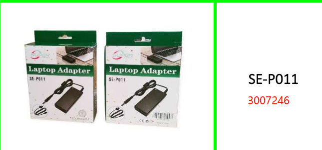 12V Laptop Charger For HP 5A Pin Size  5.5X2.5mm