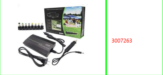 100W Universal Laptop Charger For Car  & Home Charging
