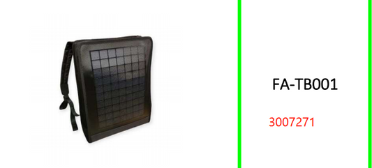 Solar Powered Battery Back Pack With  Built-In 3500Mah Battery