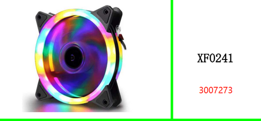 Computer Host LED Fan Dual Aperture