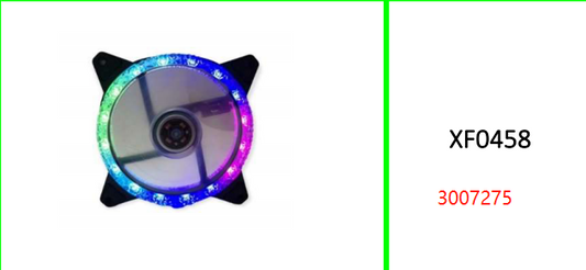12V RGB Computer Host Luminous Fan  Ice Drill