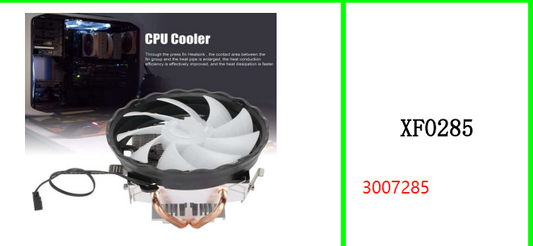 12V 3Pin Down Blowing 2 Tubes  Cooling fan