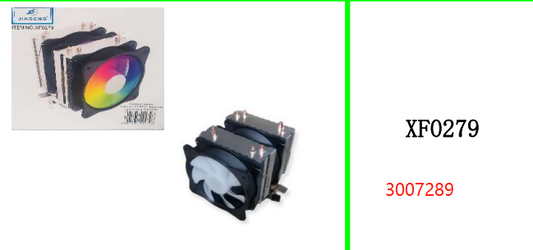 Computer Radiator light Emitting Sow  Flash 2 Pieces 9025