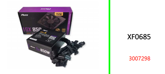 RUIX GX850 Gaming Power Supply  750W