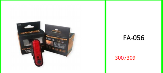 Rechargeable Bicycle Back Light Red