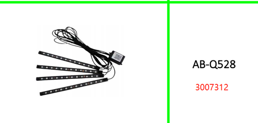 Aerbes RGB 5050 SMD DuoCo Strip App  Car Atmosphere 10W LED Lamp