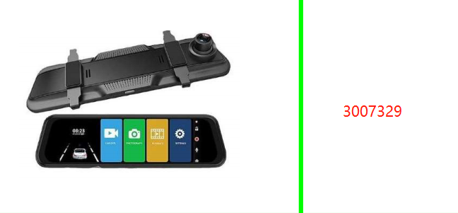 9.66″ Starlight Night Vision Wifi Dash  Camera