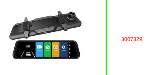 9.66″ Starlight Night Vision Wifi Dash  Camera