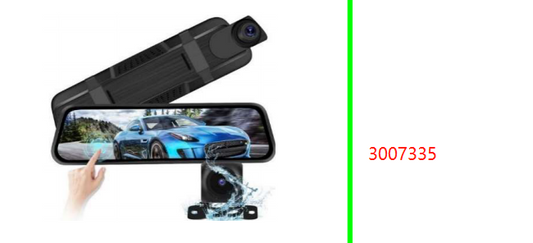 9.66″ Starlight Night Vision Dash  Camera