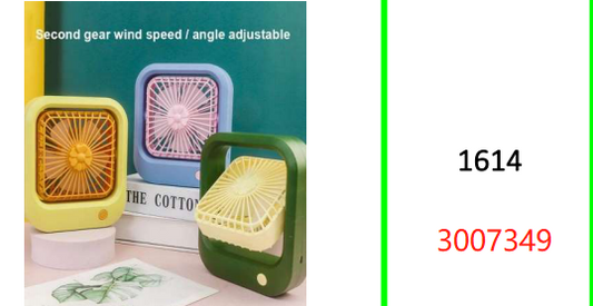 Rechargeable Portable Desktop  Fan