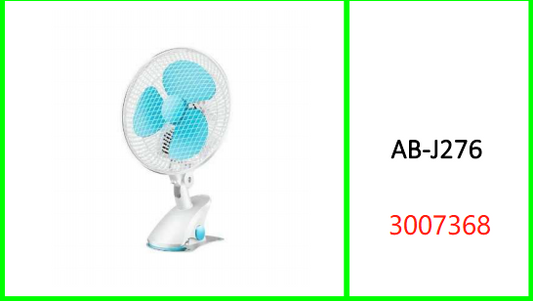 Aerbes Electric Clip/Wall Or Table  Fan 3 Blade
