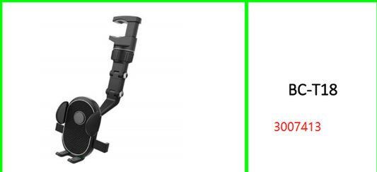 Treqa Universal Adjustable Car  Rearview Mirror Phone Holder