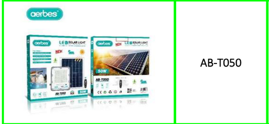 Aerbes 50W Solar Powered LED Light