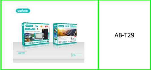 Aerbes 200w 140LED 6500K Solar  Powered Flood Light 5000mah Battery