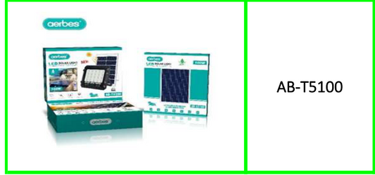 Aerbes Solar Powered Light 100W