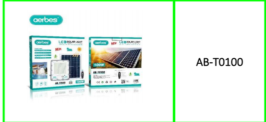 Aerbes Solar Powered LED Light 100W