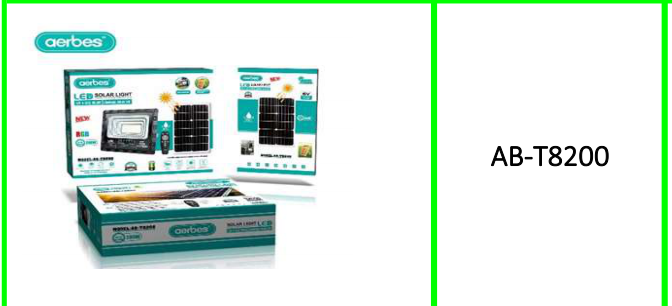 200W Solar Flood Light RGB