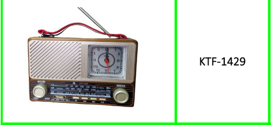 AM/FM/SW 2.5″ 3 Band Radio With  USB/Micro SD Music Player