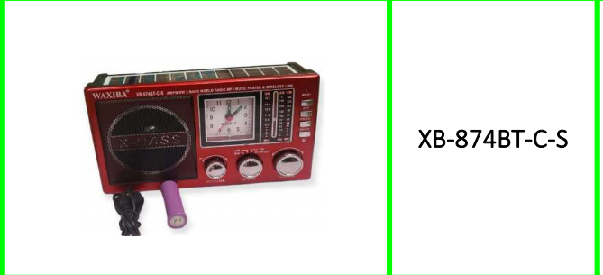 Solar Powered AF/FM/SW Bandwith  Bluetooth Speaker Radio