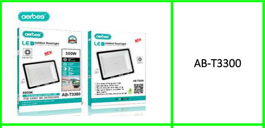 Aerbes Super Bright Flood Light 220v  300W
