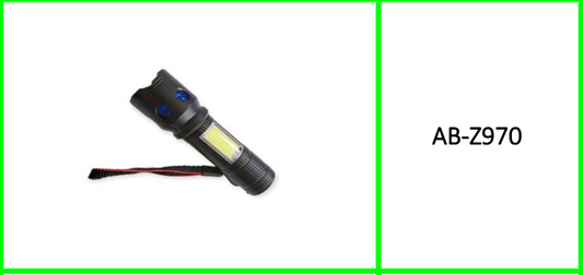 Aerbes Mini Torch with Zoom Function  – USB Rechargeable