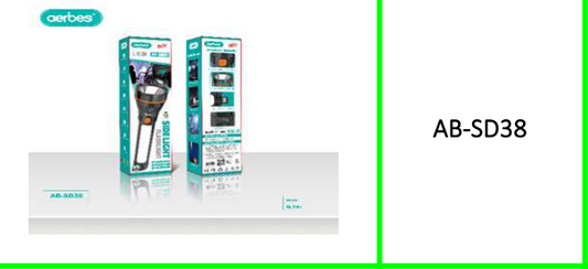 Aerbes 3W Flashlight with Side Light