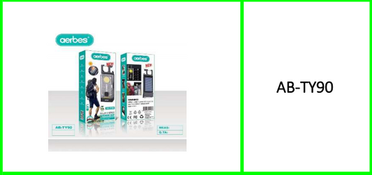 Aerbes Solar Powered Keychain Torch  Light With Carabiner