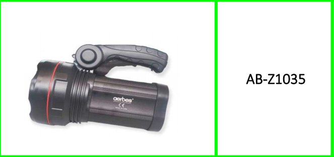 Aerbes High Power Flashlight 7000mAh