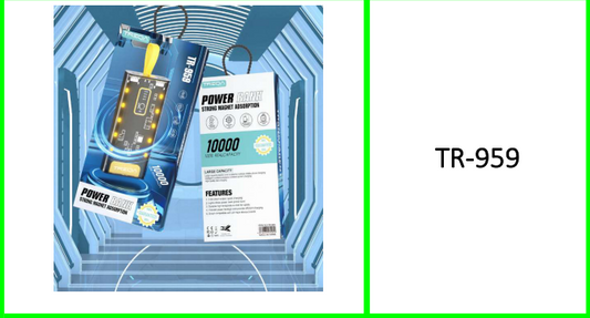 Treqa 10000mah Power Bank  Available in Black, White & Yellow