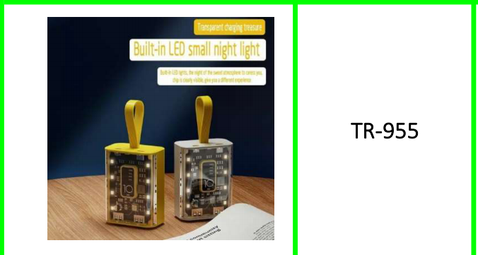 Treqa 10000mah Transparent  Power Bank