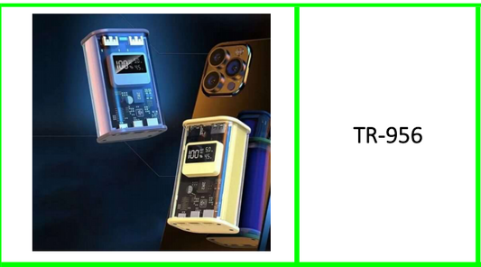 Treqa Transparent Power Bank  With PD Charge 4 IN 1 10000Mah