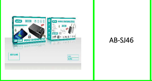 Aerbes Rechargeable Power bank  30000Mah 5V 2A