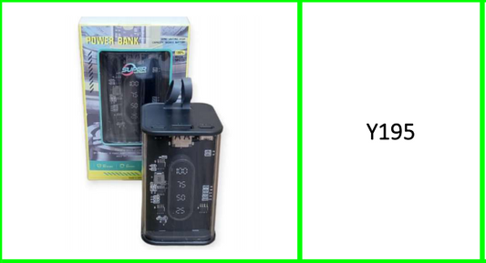 Cyberpunk Style 20000mah  Transparent Power Bank