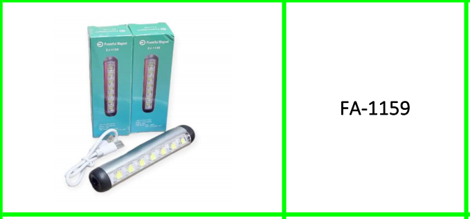 Portable Rechargeable Magnetic Work  Light