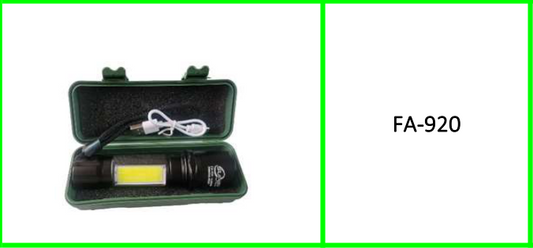 Power Style Led Torch with Cob Light