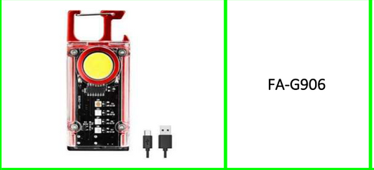 Multifunctional COB Rechargeable  Keychain Light